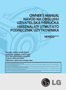 Manual LG VK9820UHAQ Vacuum Cleaner