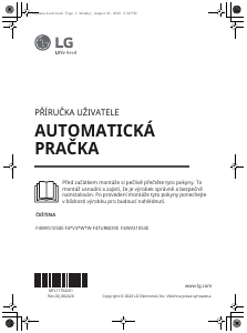 Návod LG F4TURBO9E Práčka