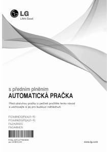 Manuál LG F62A8NDS Pračka