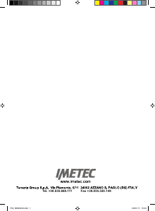 Manuale Imetec BF2 200 Bilancia