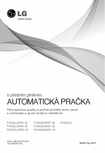 Manuál LG F5092LD Pračka