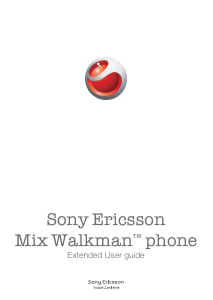 Bruksanvisning Sony Ericsson Mix Walkman Mobiltelefon
