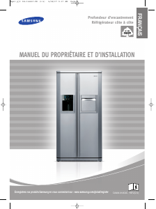 Mode d’emploi Samsung RSE8KYPS Réfrigérateur combiné