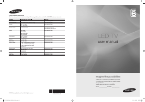 Manual Samsung UA32C6200UM LED Television