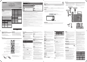 Manual Samsung UA49M5000AR LED Television