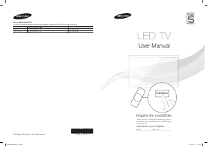 Mode d’emploi Samsung UA40D5800VW Téléviseur LED