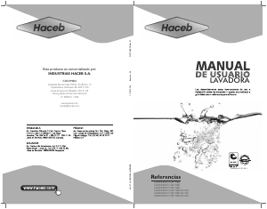 Manual de uso Haceb D1300 BL Lavadora