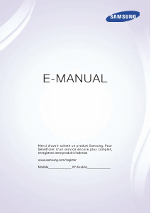 Mode d’emploi Samsung UA55H6203AR Téléviseur LED
