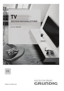 Bedienungsanleitung Grundig 49 VLE 6800 BP LED fernseher