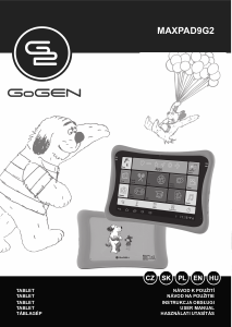 Návod GoGEN MAXPAD9G2 Tablet