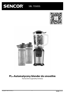 Instrukcja Sencor SBL 7550SS Blender