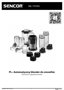 Instrukcja Sencor SBL 7570SS Blender