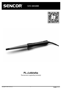 Instrukcja Sencor SHS 0850BK Lokówka