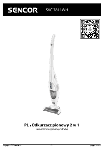 Instrukcja Sencor SVC 7811WH Odkurzacz