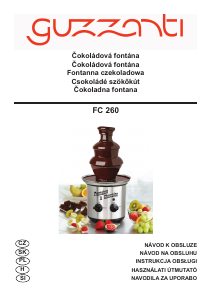Priročnik Guzzanti CF-260 Čokoladna fontana