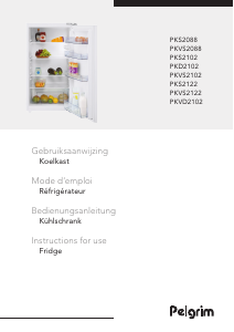 Manual Pelgrim PKVS2122 Refrigerator