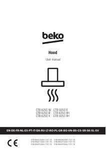 Hướng dẫn sử dụng BEKO CTB 6250 X Mũ đầu bếp