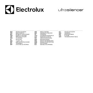 Manuál Electrolux UltraSilencer ZUSANIMA58 Vysavač