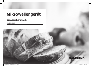 Bedienungsanleitung Samsung MC2BM6035KK/EG Mikrowelle