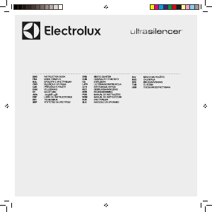 Εγχειρίδιο Electrolux UltraSilencer ZUSORIGDB+ Ηλεκτρική σκούπα