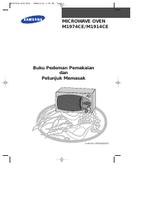 Panduan Samsung M1974CE Microwave
