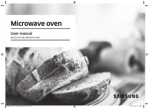 Manual Samsung MS40J5133BT Microwave