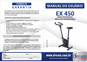 Manual Dream EX 450 Bicicleta estática