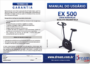 Manual Dream EX 500 Bicicleta estática