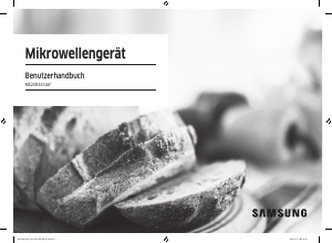 Bedienungsanleitung Samsung MS23K3614AK/EG Mikrowelle