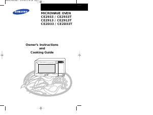 Manual Samsung CE2D33 Microwave
