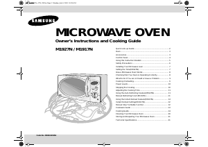 Handleiding Samsung M1917N Magnetron
