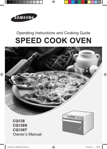 Manual Samsung CQ138S Microwave