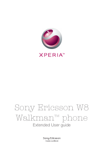 Bruksanvisning Sony Ericsson W8 Walkan Mobiltelefon