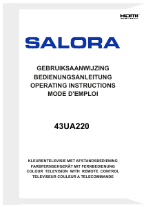 Handleiding Salora 43UA220 LED televisie