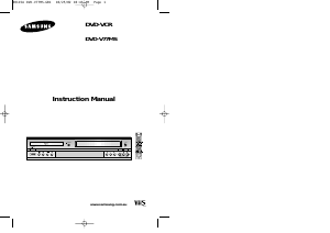 Handleiding Samsung DVD-V77MSV DVD-Video combinatie