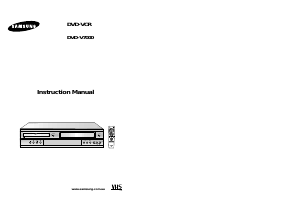 Manual Samsung DVDV7000 DVD-Video Combination