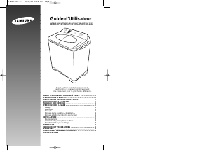 Mode d’emploi Samsung SWT80H2 Lave-linge