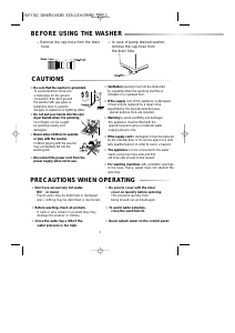 Manual Samsung WT14H2 Washing Machine