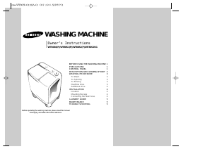 Handleiding Samsung WT85S3 Wasmachine