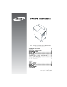 Manual Samsung WT13J7PEG/YFH Washing Machine
