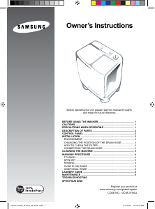 Handleiding Samsung WT10J8LFC/XTC Wasmachine