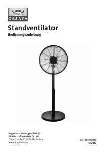 Bedienungsanleitung Casaya 991153 Ventilator