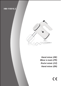 Handleiding Cook o Fino HM-110016.2 Handmixer