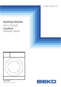 Manuale BEKO WMB 51021 YU Lavatrice