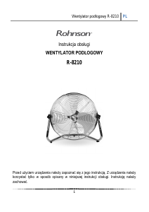 Instrukcja Rohnson R-8210 Wentylator