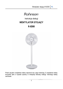 Instrukcja Rohnson R-8300 Wentylator