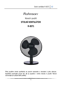 Manuál Rohnson R-8371 Větrák