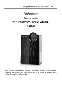 Návod Rohnson R-9507B Zvlhčovač