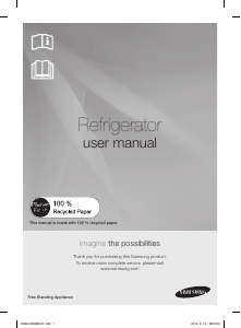 Mode d’emploi Samsung RR35H6110WWA Réfrigérateur