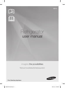 Manual Samsung RR21H1146SA Frigorífico
